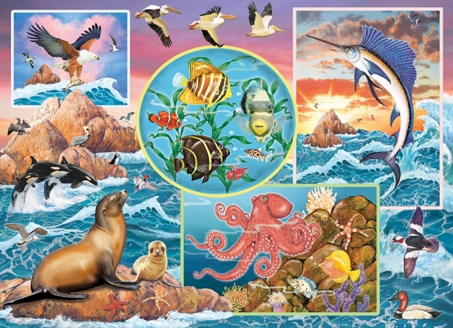 COBBLE HILL Familiepuzzel Oceaanmagie 350 stukjes