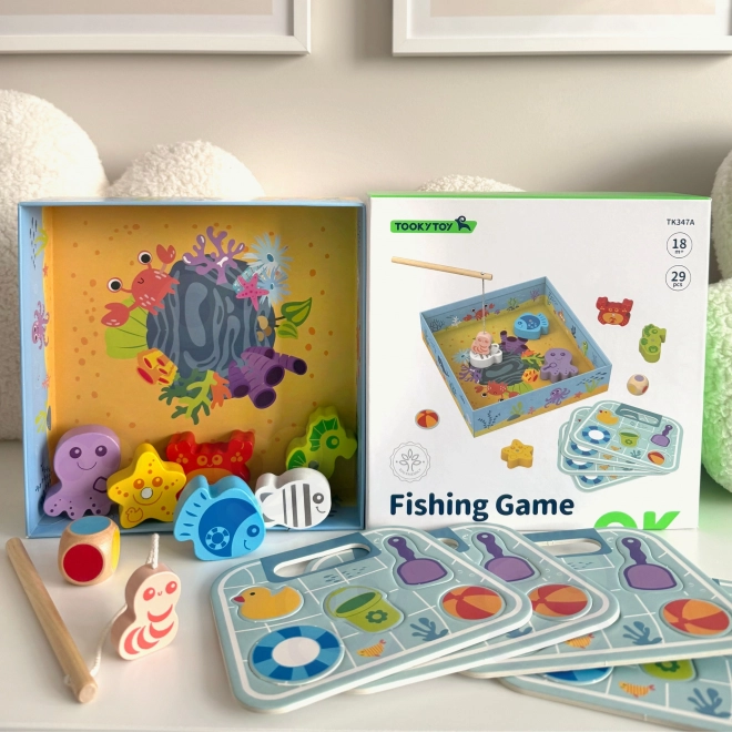 Tooky Toy spel vissen vangen