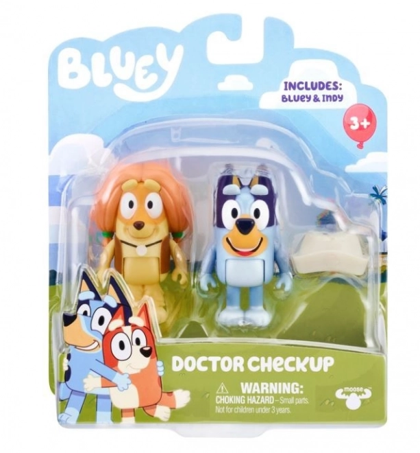 Set van figuren Bluey Doktersbezoek
