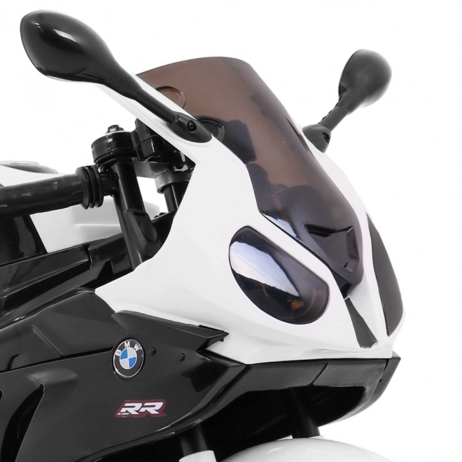 BMW S1000 RR Kinder motorfiets op batterijen + ondersteunende wieltjes + voetsteun – zwart