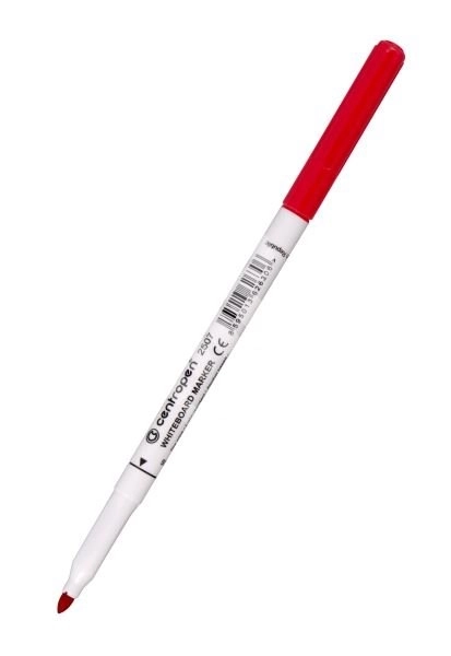 CENTROPEN Whiteboardmarker 2507 – červený