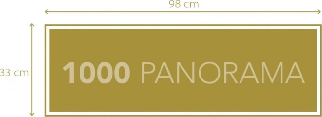 Puzzel 1000 stukjes Panorama Peanuts