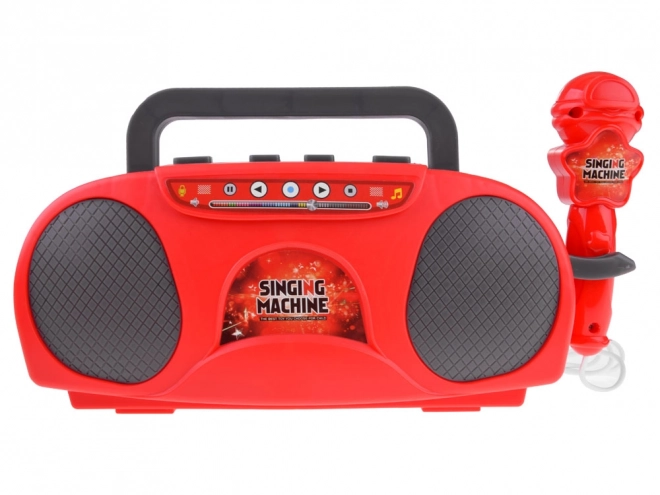 Kinder radio met draadloze luidspreker en microfoon