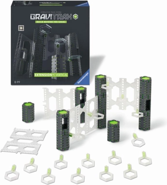 GraviTrax PRO Vertical – uitbreidingsset voor het bouwen van meerlagige knikkerbanen