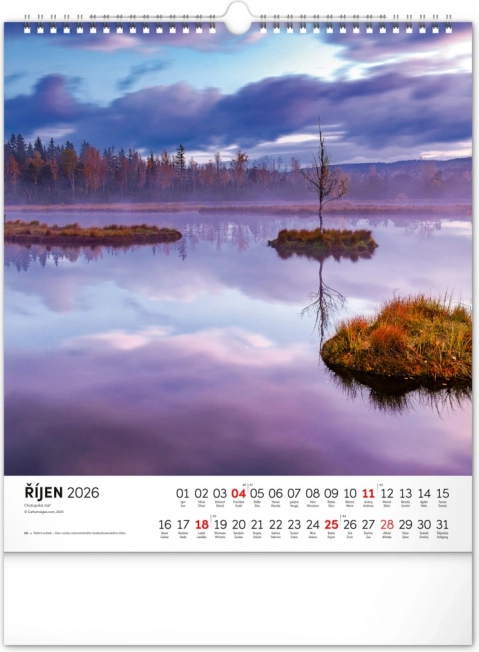 Muurkalender Šumava 2026