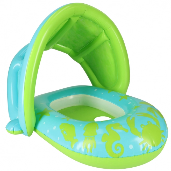 Groene opblaasbare drijfring met klep BESTWAY voor baby's