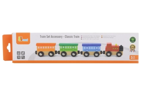 Klassieke houten trein - houten set