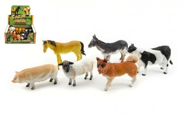 Boerderijdieren plastic 11cm mix soorten - 1st