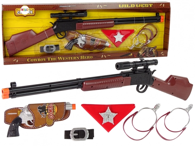 Sheriff Cowboy Set Shotgun Revolver