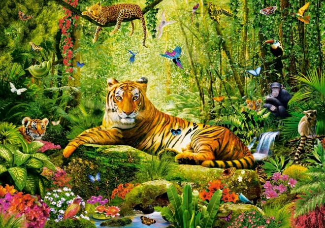 Puzzel 500 Stukken Zijne Majesteit Tijger