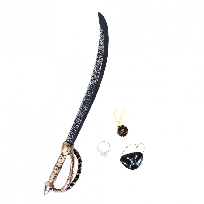 Piratenzwaard/sabel met accessoires