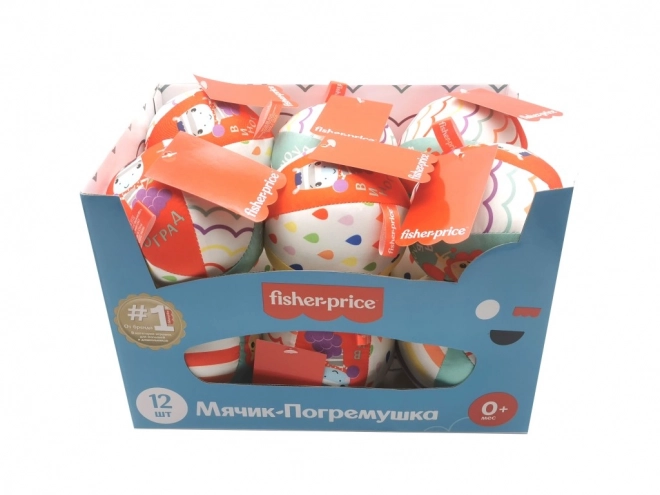 Zachte bal met rammelaar Fisher-Price
