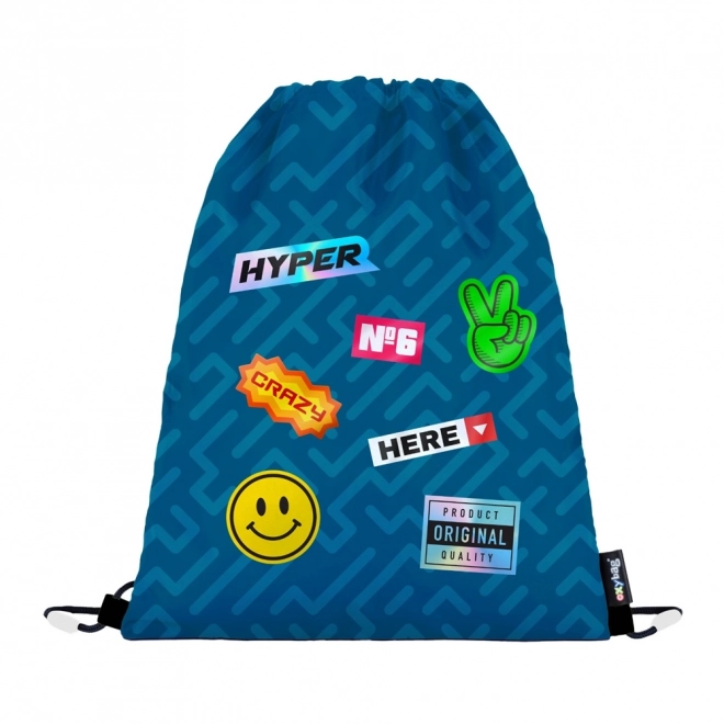 Zak voor gymschoenen OXY GO Stickers
