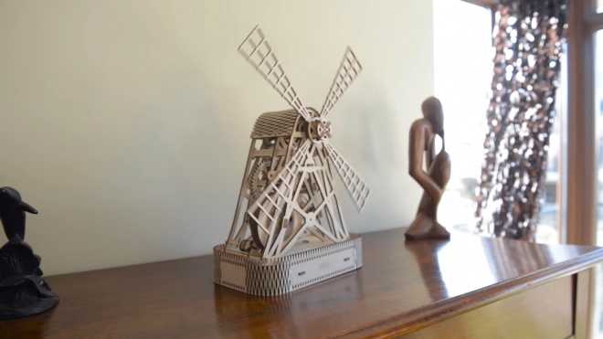 WOODEN CITY 3D puzzel Molen 222 delen