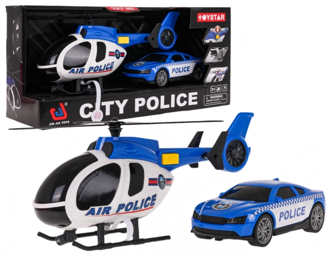 Set helikopter + politieauto
