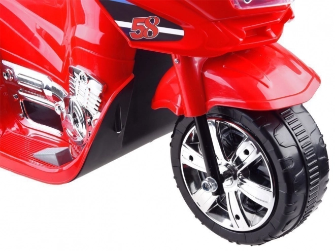 Kinder sportmotorfiets met kleurrijke LED verlichting