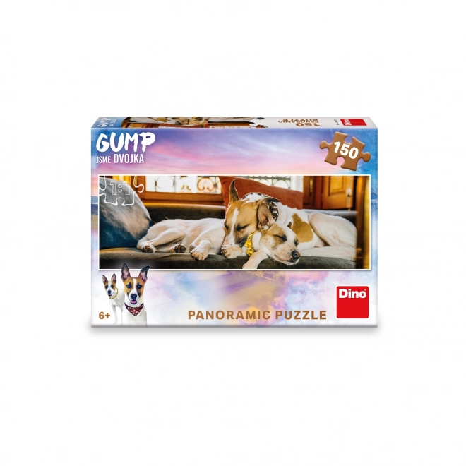 Gump: Wij zijn nummer twee - Op de bank 150 st panoramische puzzel