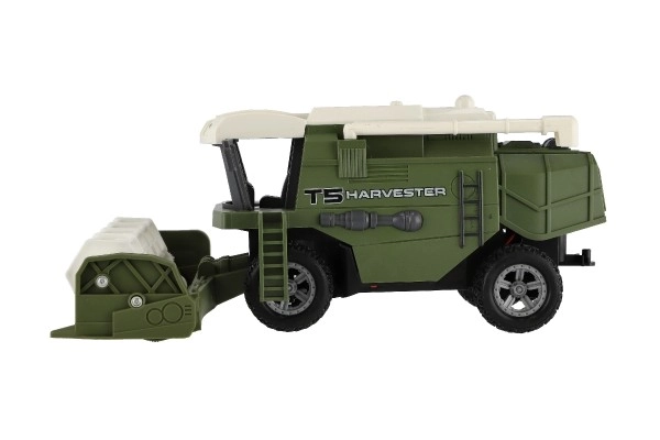 Combine/maaier RC plastic 22cm 27MHz op batterijen met licht 2 soorten in doos 30x21x12cm