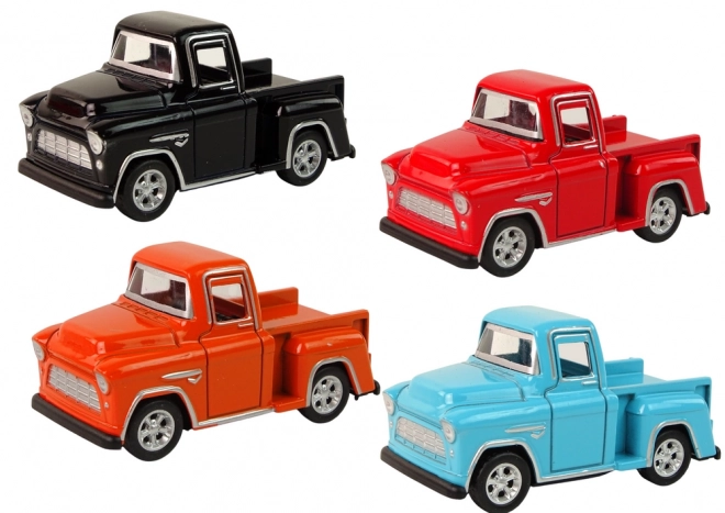 Frictie speeltje pick-up 4 kleuren