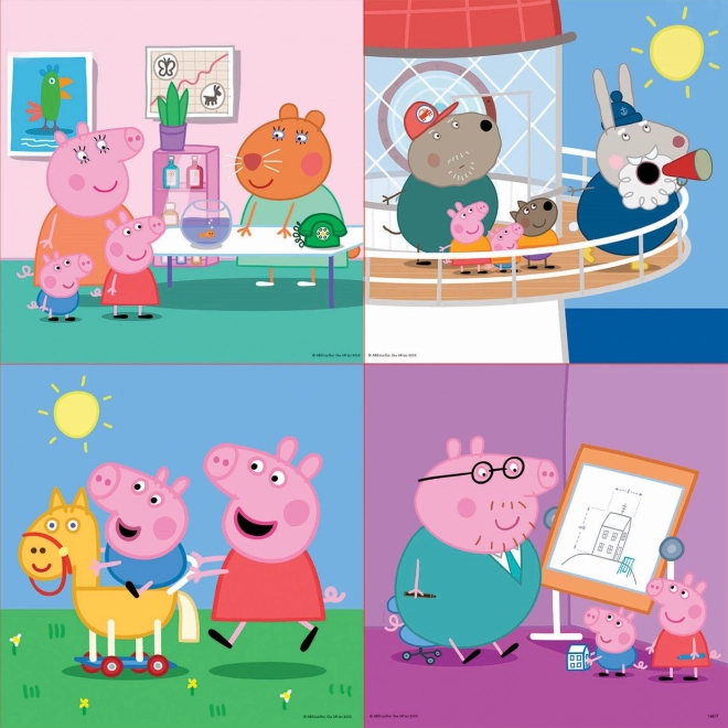 EDUCA Puzzel Peppa Big 4-in-1 (12,16,20,25 stukjes)