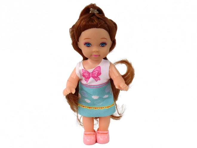 Speelset lerares met leerling en schoolaccessoires