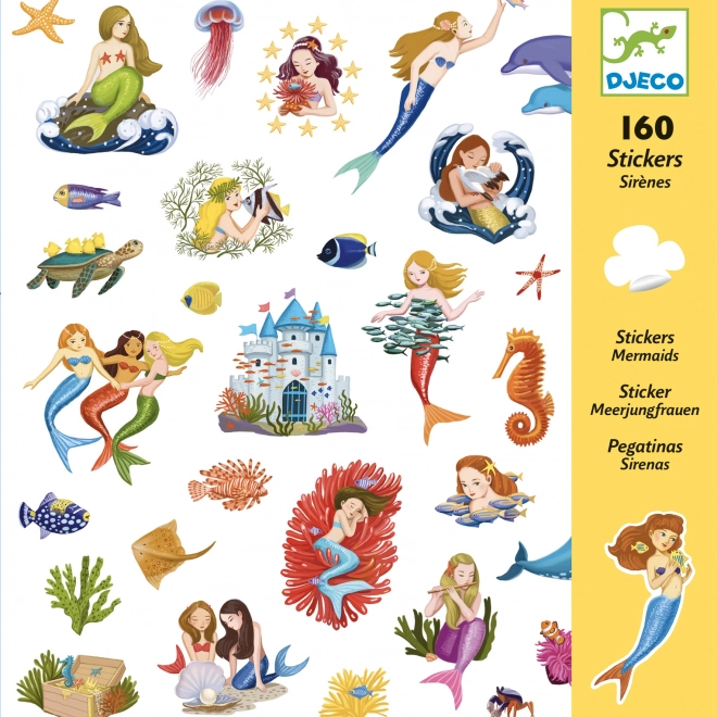 Djeco stickers zeemeerminnen