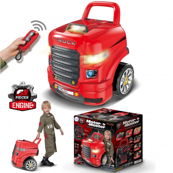 Woopie Grote vrachtwagen bouwset met accessoires