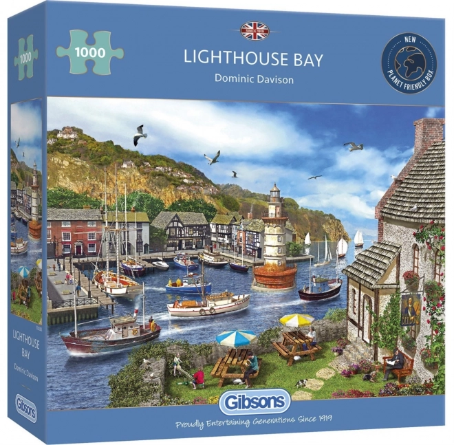 GIBSONS Puzzel Baai met Vuurtoren 1000 stukken