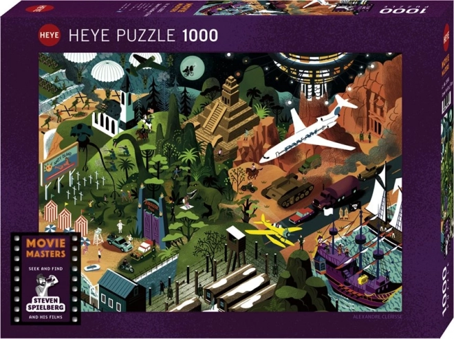 Heye puzzel Filmmeesters: films van Steven Spielberg 1000 stukjes