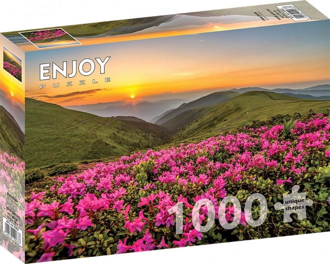 Puzzel Roze schemering 1000 stukjes