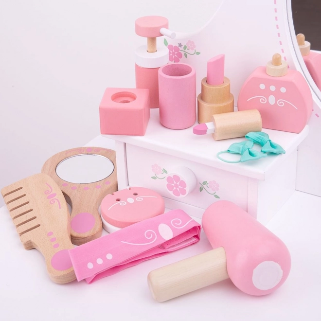 Bigjigs Speelgoed Houten Cosmeticaset