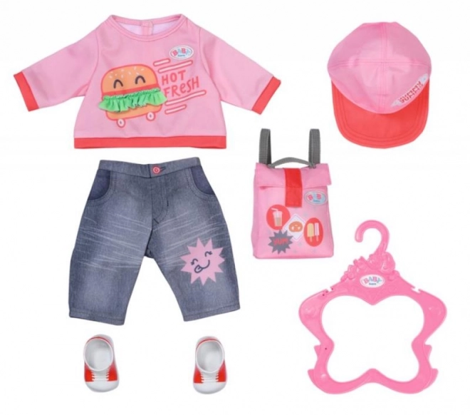 BABY born stadsoutfit voor pop 43 cm