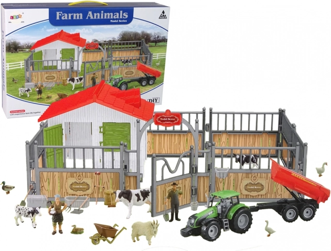 DIY boerderij met dieren en hoog hek