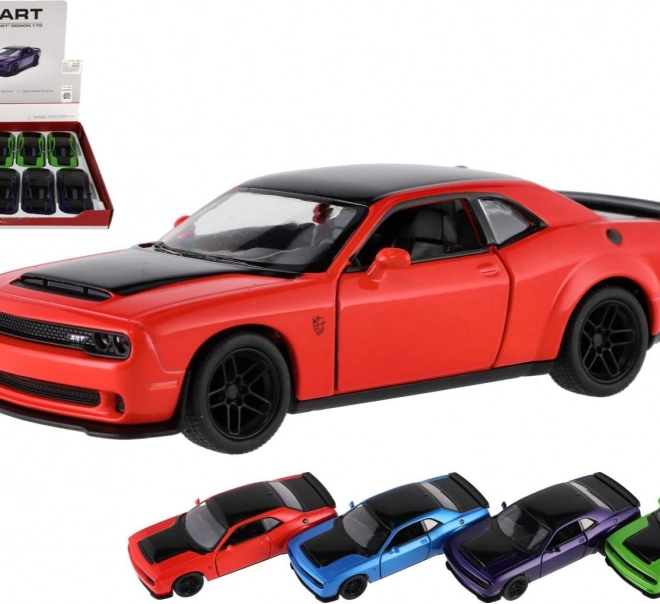 Auto Kinsmart 2023 Dodge Challenger SRT Demon metalen model