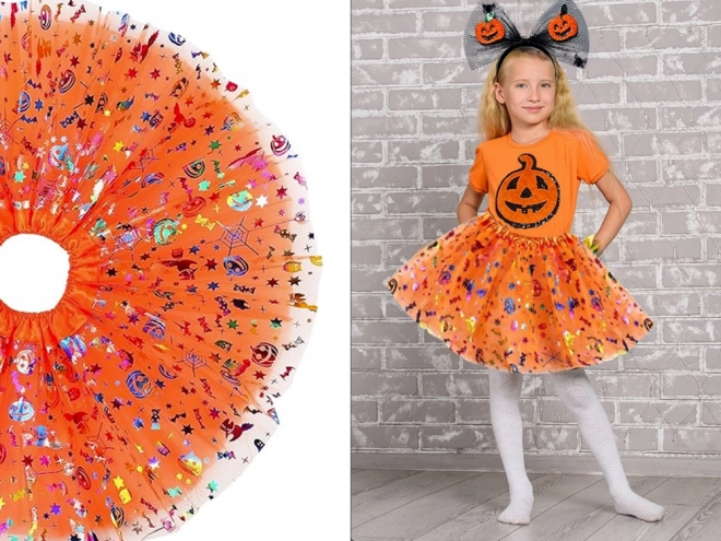 Halloweenkostuum met hoofdband en tuturok