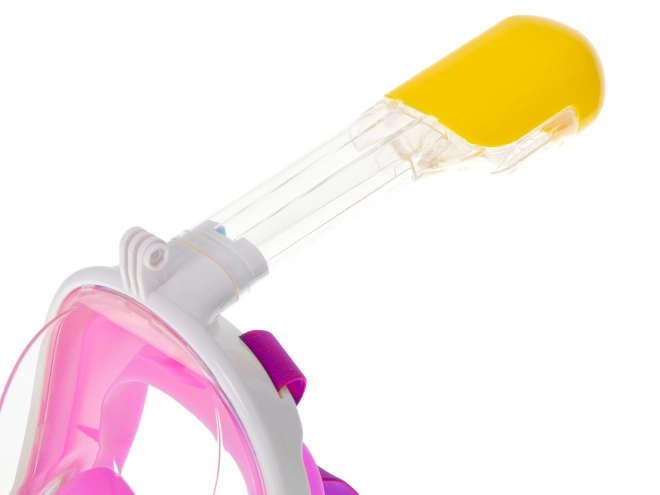 Opvouwbaar Volgelaatsmasker met Snorkel S/M Roze