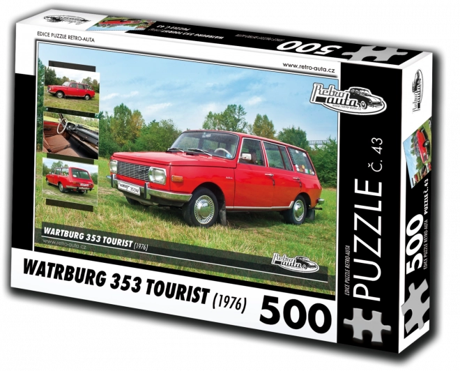 Puzzel Retro-Auto's Wartburg 353 Tourist 1976 500 stukjes