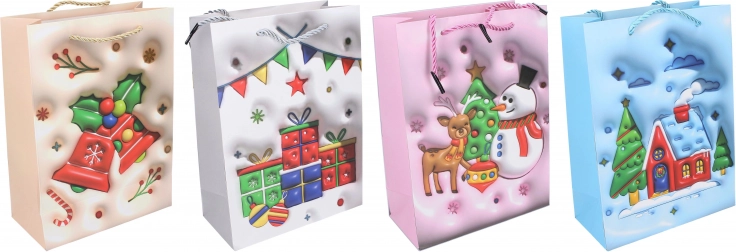 Cadeautas S Kerst 18 × 24 × 8,5 cm