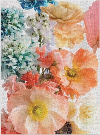 Artistiek bloemenmotief Florida Light