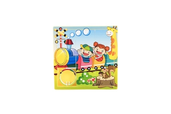 Dierschuifpuzzel plastic 10cm ass. mix soorten in zakje
