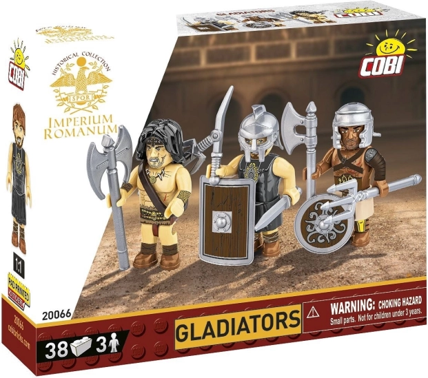 Blokken Imperium Romanum - Gladiatoren 3 figuren
