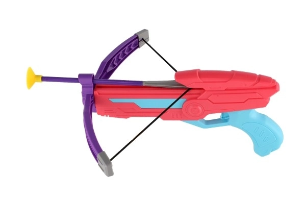 Kleurrijke plastic kruisboog met zuignap pijlen