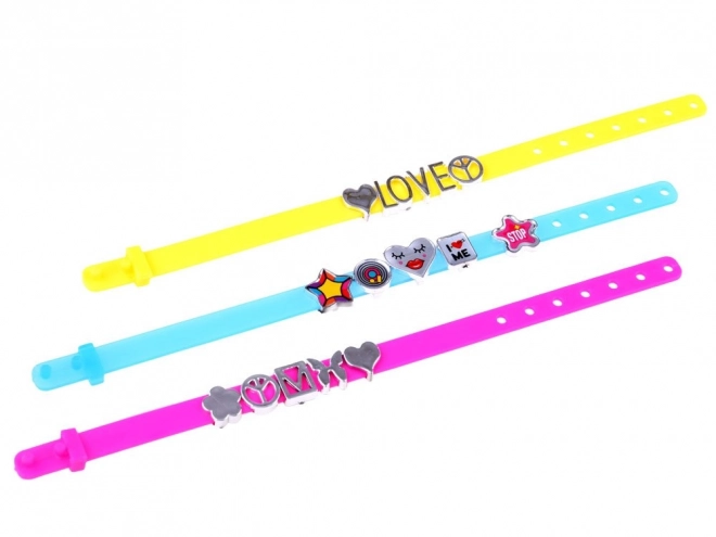 Creatieve set voor armbanden met letterkralen