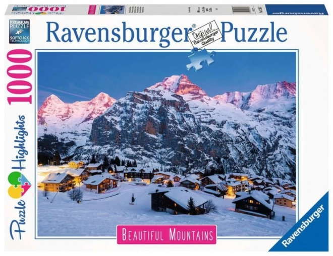 Ravensburger puzzel Mfcrren uit Berner Oberland 1000 stukjes