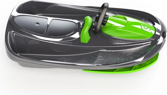 Plastkon bestuurbare slee Stratos antraciet