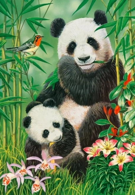 Puzzel 1000 stukjes CASTORLAND Panda Brunch
