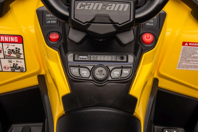 Kinderquad Can-Am Outlander geel