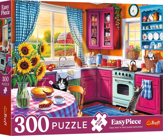 Puzzel 300 stukjes EasyPiece – Ochtend in de keuken