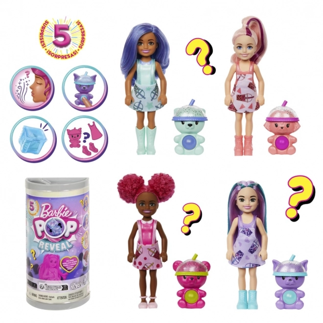 Barbie Pop Reveal Chelsea Bubble Tea pop