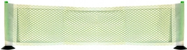 Net met zuignappen voor elke tafel